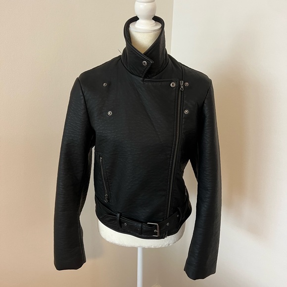 Victoria’s Secret Faux Leather Moto Jacket - Picture 7 of 12